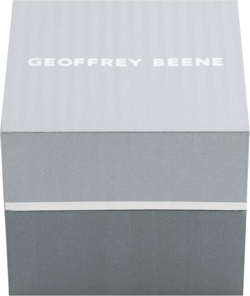Geoffrey Beene Mens Watch - Stainless Steel Quartz Movement Analog Watch for Men, Gift for Men, Formal or Business Casual Minimalist Wrist Watches 42mm\u2026 - Image 5