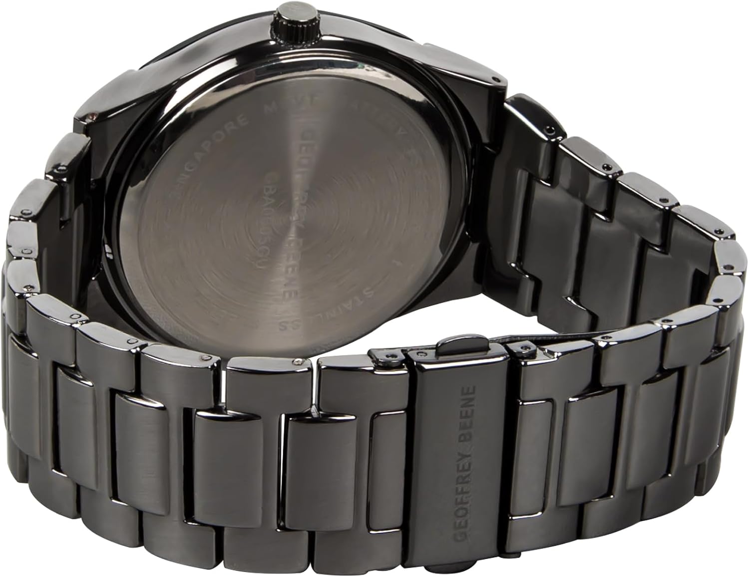 Geoffrey Beene Mens Watch - Stainless Steel Quartz Movement Analog Watch for Men, Gift for Men, Formal or Business Casual Minimalist Wrist Watches 42mm\u2026 - Image 3