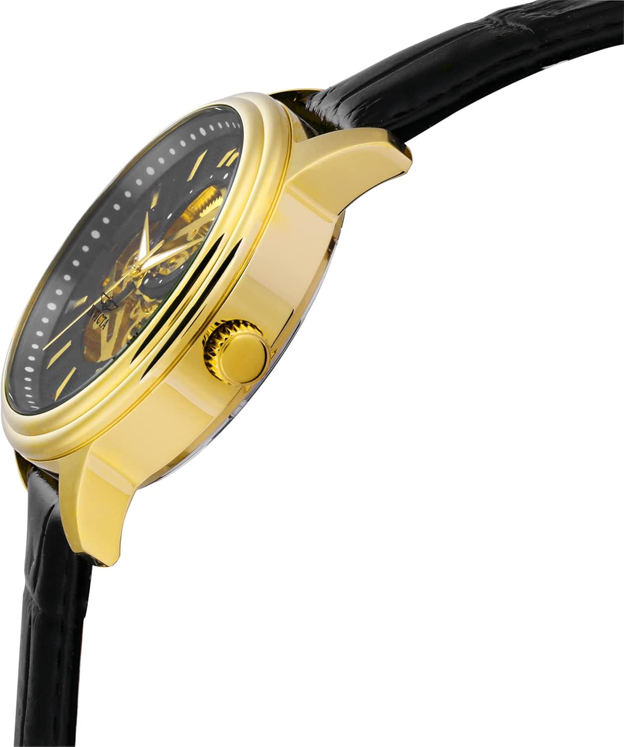 Invicta Men's 22578 Vintage Analog Display Automatic Self Wind Black Watch - Image 5