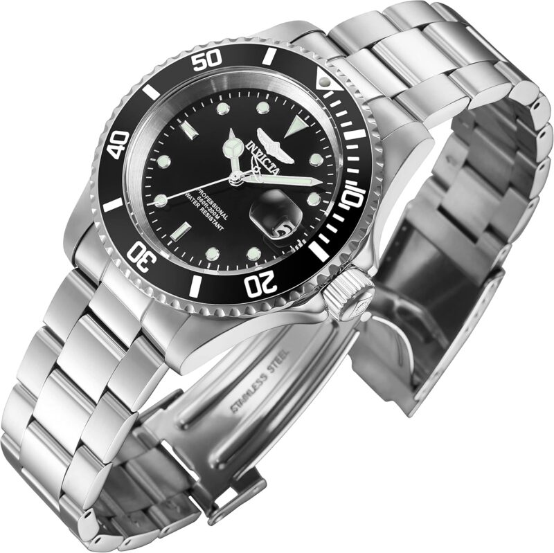 Invicta Men's Pro Diver Quartz Watch with Stainless Steel Strap - Image 2