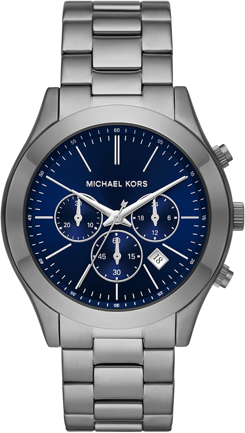 Michael Kors Men's Slim Runway Stainless Steel Quartz Watch - Image 15