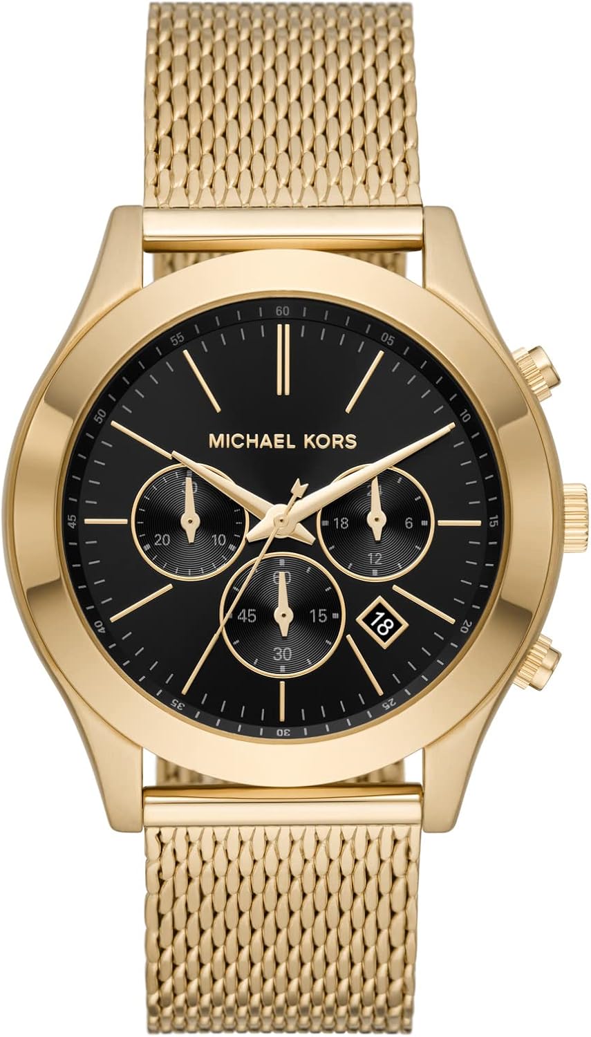 Michael Kors Men's Slim Runway Stainless Steel Quartz Watch - Image 11