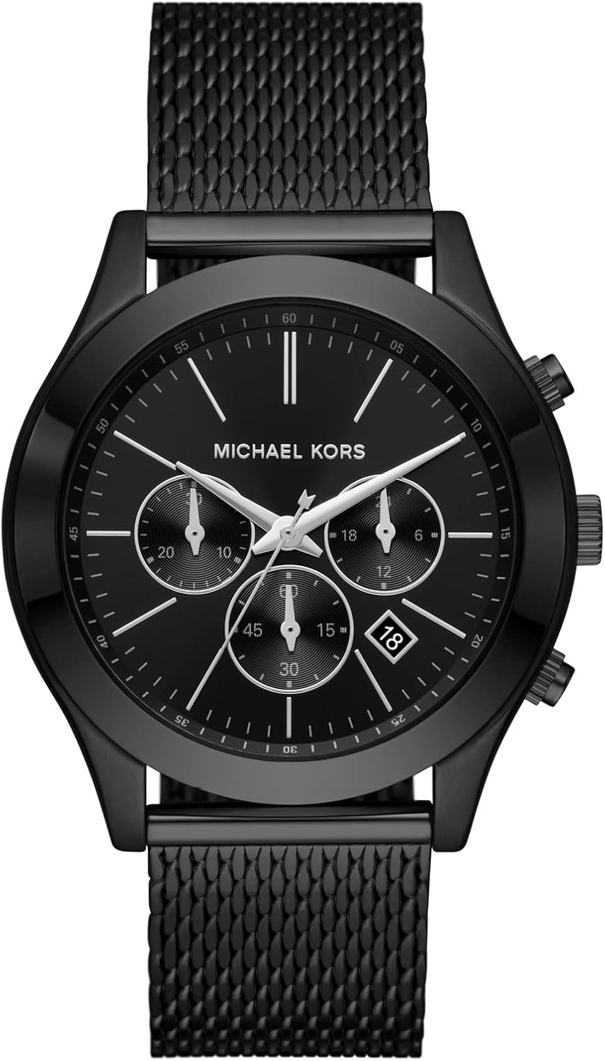 Michael Kors Men's Slim Runway Stainless Steel Quartz Watch - Image 21