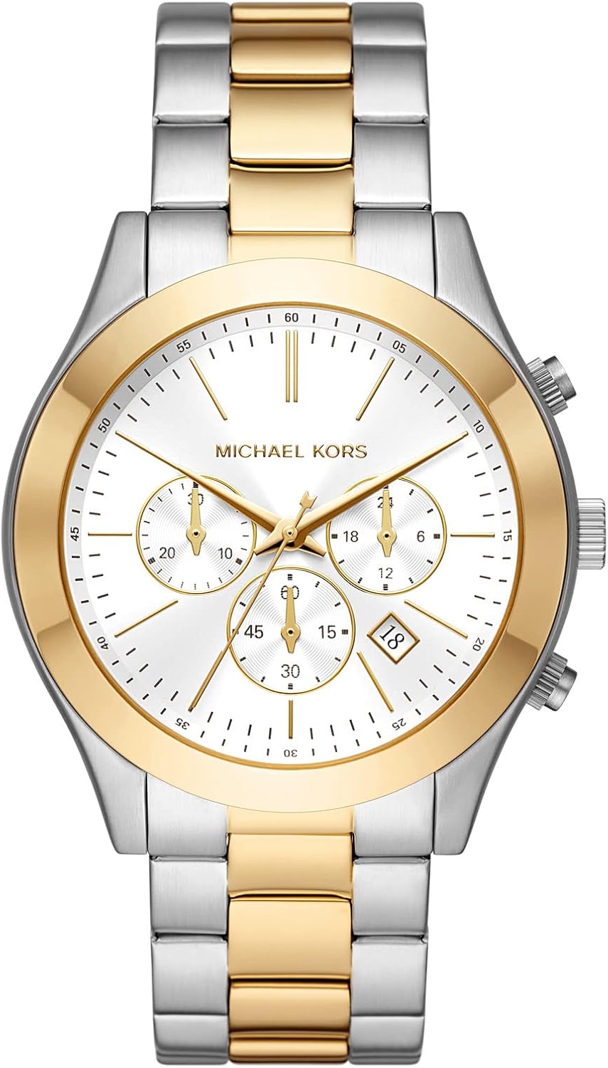 Michael Kors Men's Slim Runway Stainless Steel Quartz Watch - Image 18