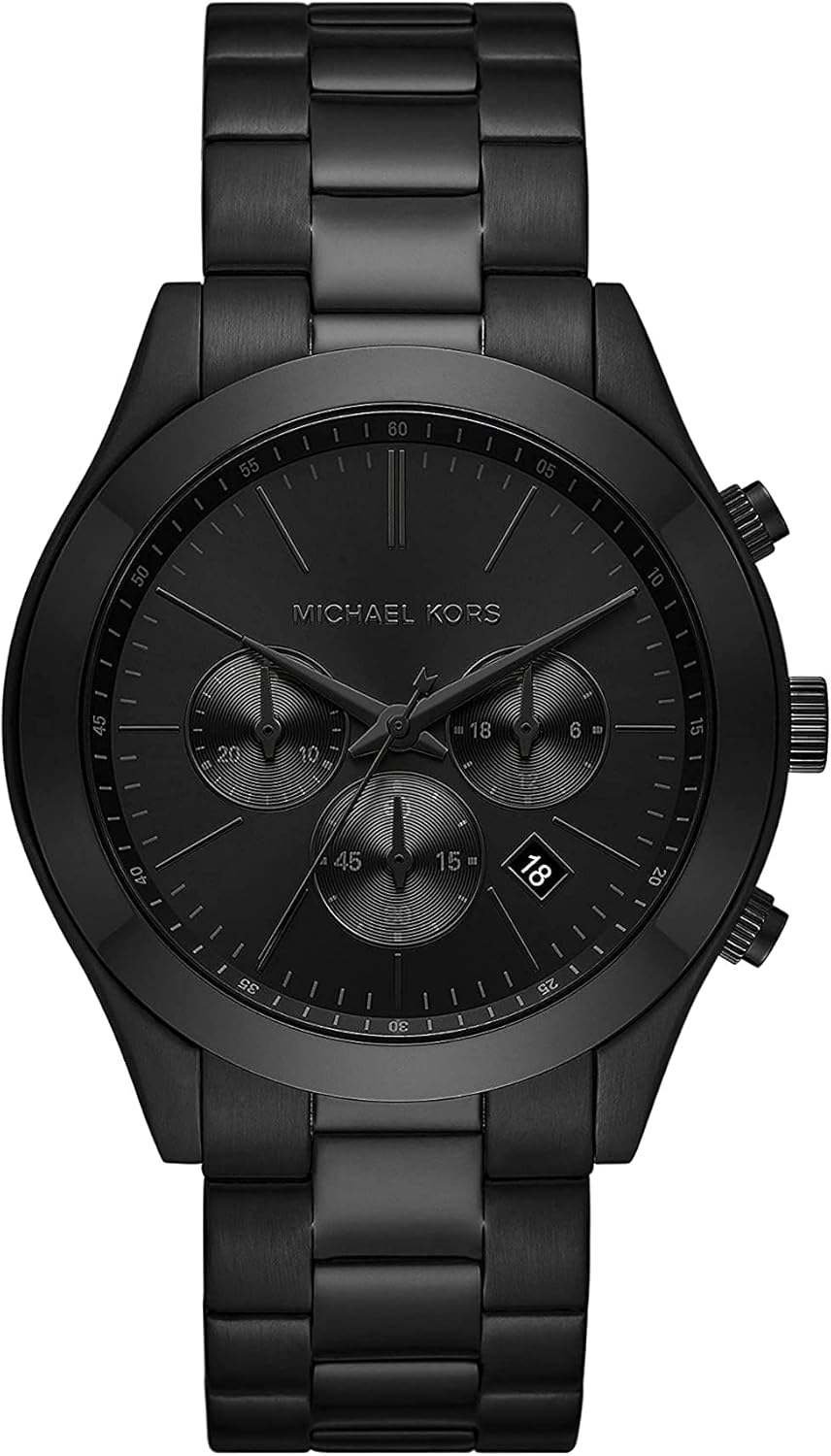Michael Kors Men's Slim Runway Stainless Steel Quartz Watch - Image 20