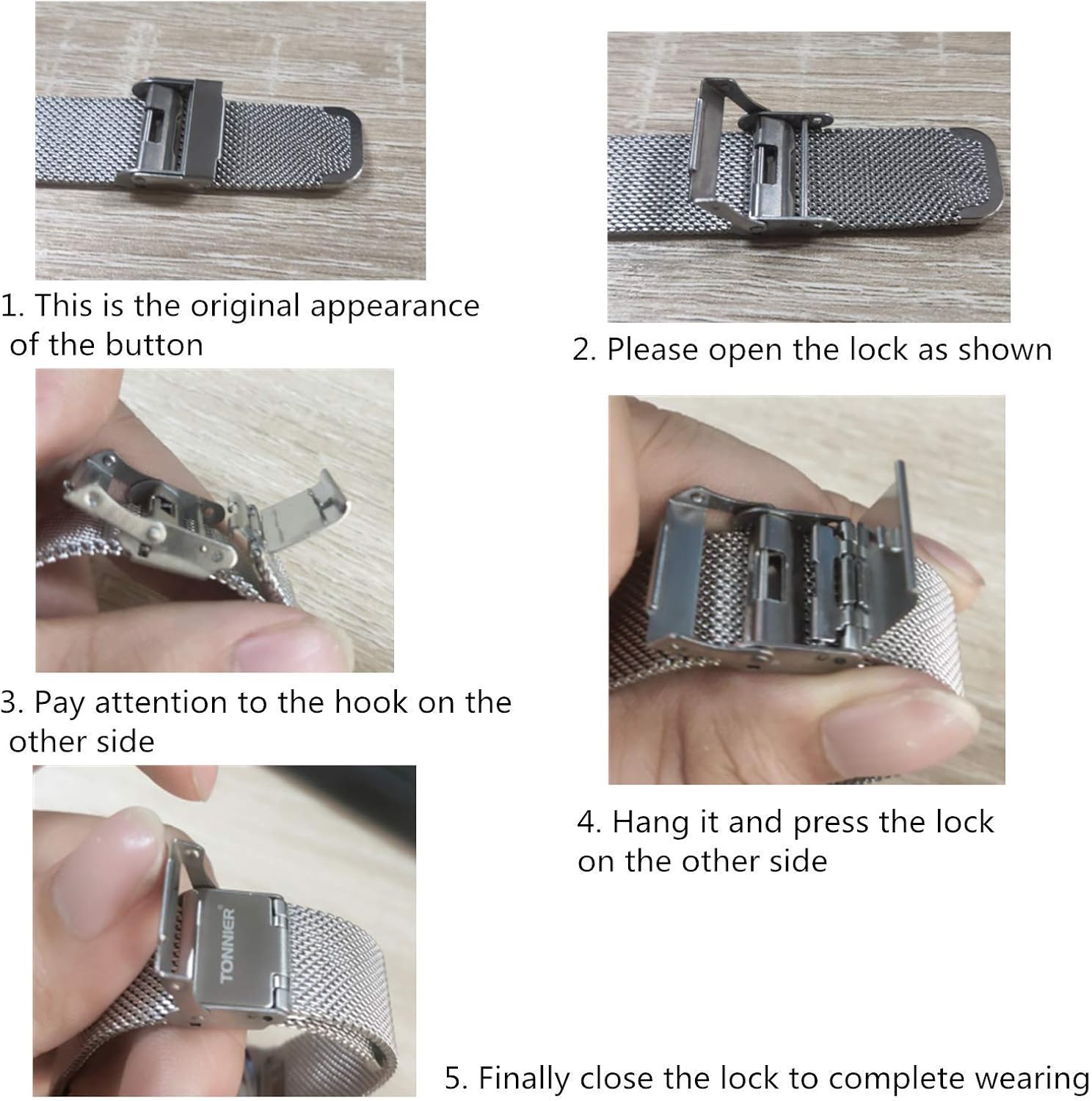 RUIWATCHWORLD Men's Analog Quartz Watch Men Ultra-Thin Dial Watches Stainless Steel Waterproof Fashion Wrist Watch - Image 2