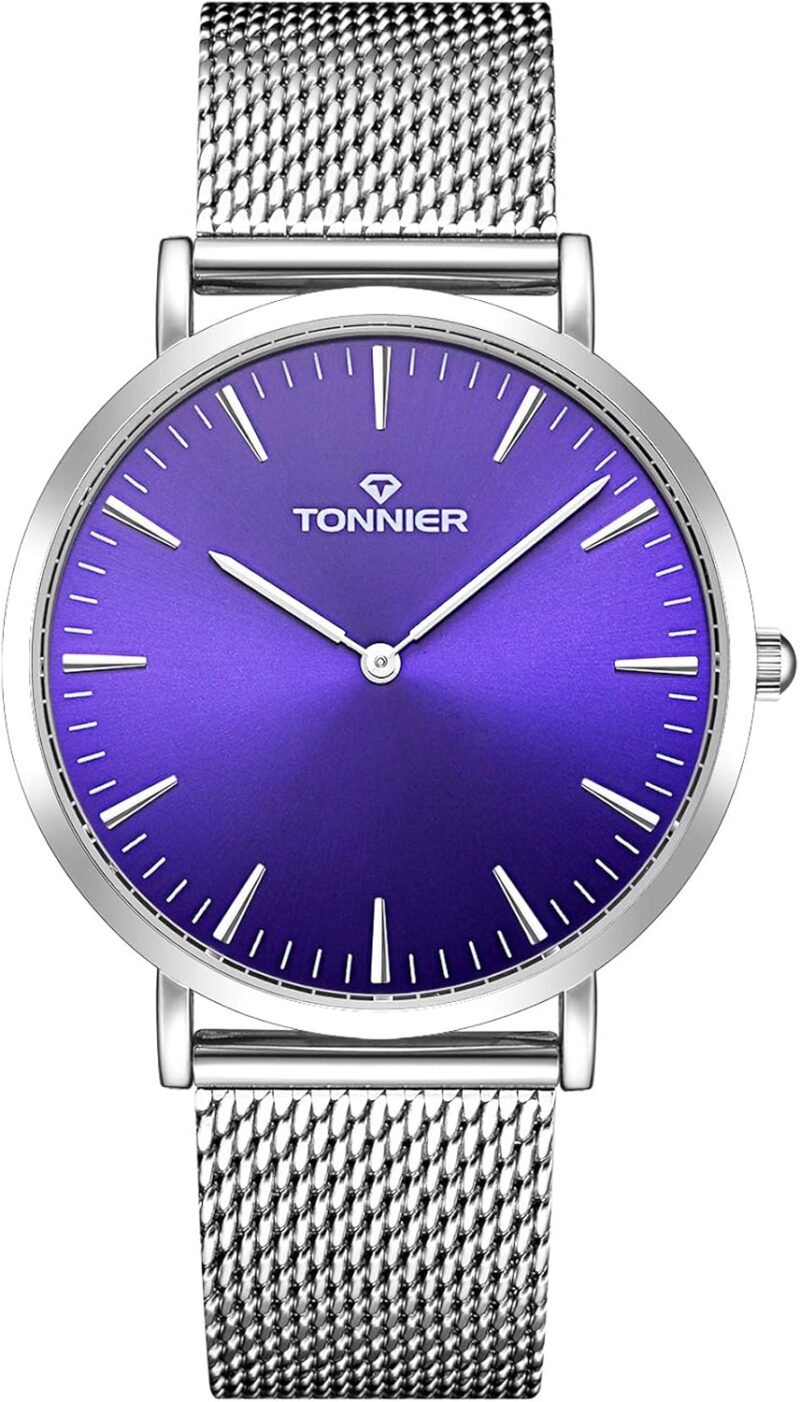 RUIWATCHWORLD Men's Analog Quartz Watch Men Ultra-Thin Dial Watches Stainless Steel Waterproof Fashion Wrist Watch - Image 14