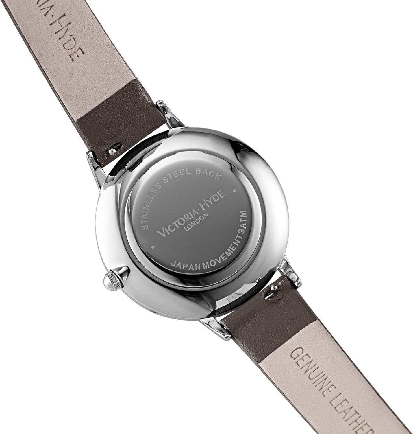 VICTORIA HYDE Quartz Watches for Women Vintage Butterfly Knot Dial Taupe Genuine Leather Strap Ladies Wristwatch Gifts - Image 5