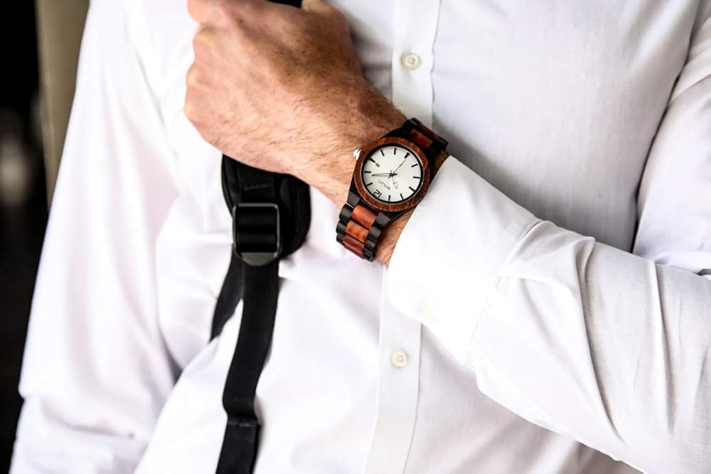 Wilds Wood Watches for Men - with Date Display - Minimalist Collection Analog Wooden Wrist Watch with Premium Japanese Quartz Movement - Lightweight, Stylish, Durable - Men Gift Ideas \u2026 - Image 5